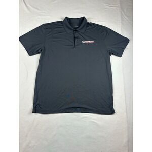 Sport-Tek Mens XL New Hampshire Motor Speedway Polo Shirt Gray Performance Mesh‎